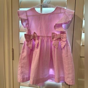 Mud Pie Seersucker Bow Dress - 12-18M